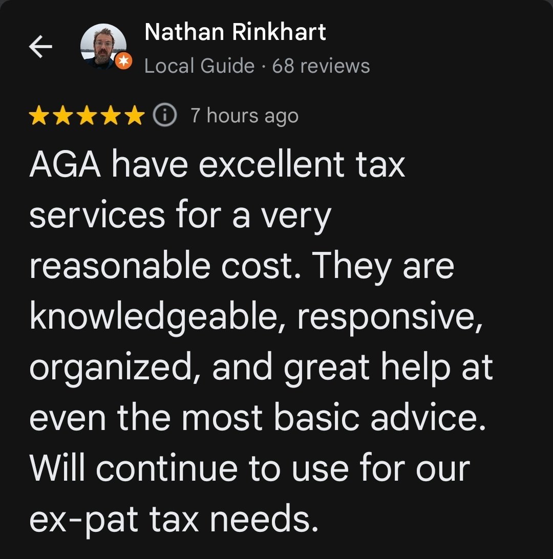 agataxuk's tweet photo. Check out this review of Abacus Global Associates Ltd t/a AGA Tax on Google Maps #OnGoogleMaps

https://t.co/usSoJQtsZv
#satisfying #expats #IRS #doubletaxation #AGATax https://t.co/CsvNAzy0WD