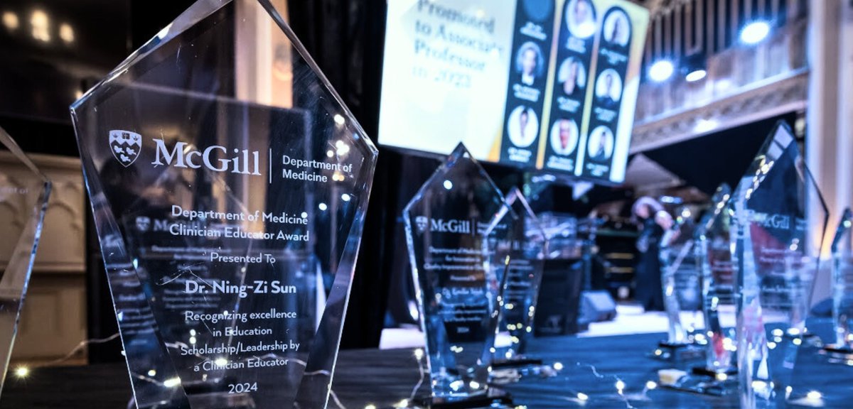 Many of us have an influential or inspiring faculty member in mind whom we would like to see recognized. Nominations for the 2025 DOM Awards are now open until June 10th. Details: mcgill.ca/x/iNr