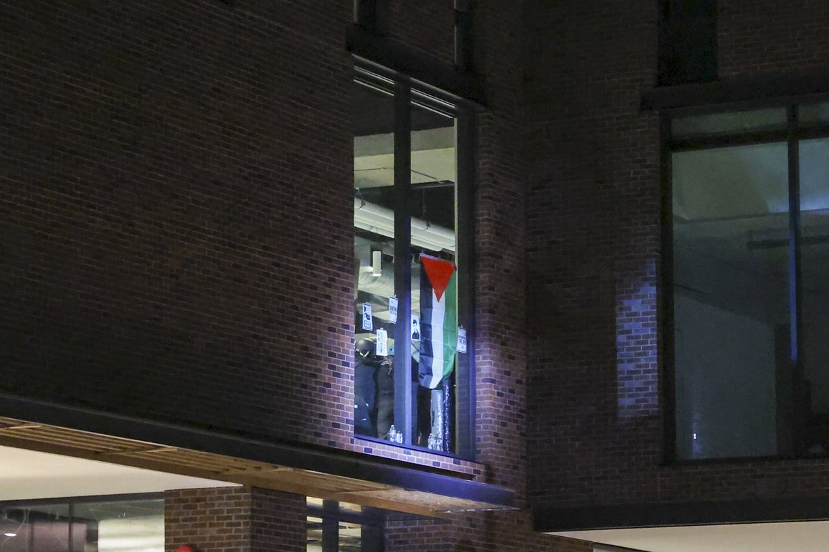 Additional images from the SUPER UW Interdisciplinary Engineering Building occupation protest at the University of Washington campus in Seattle, Wash., on May 5 and May 6, 2025. 32 protestors were arrested during the demonstration.

Photos taken for The Daily UW.