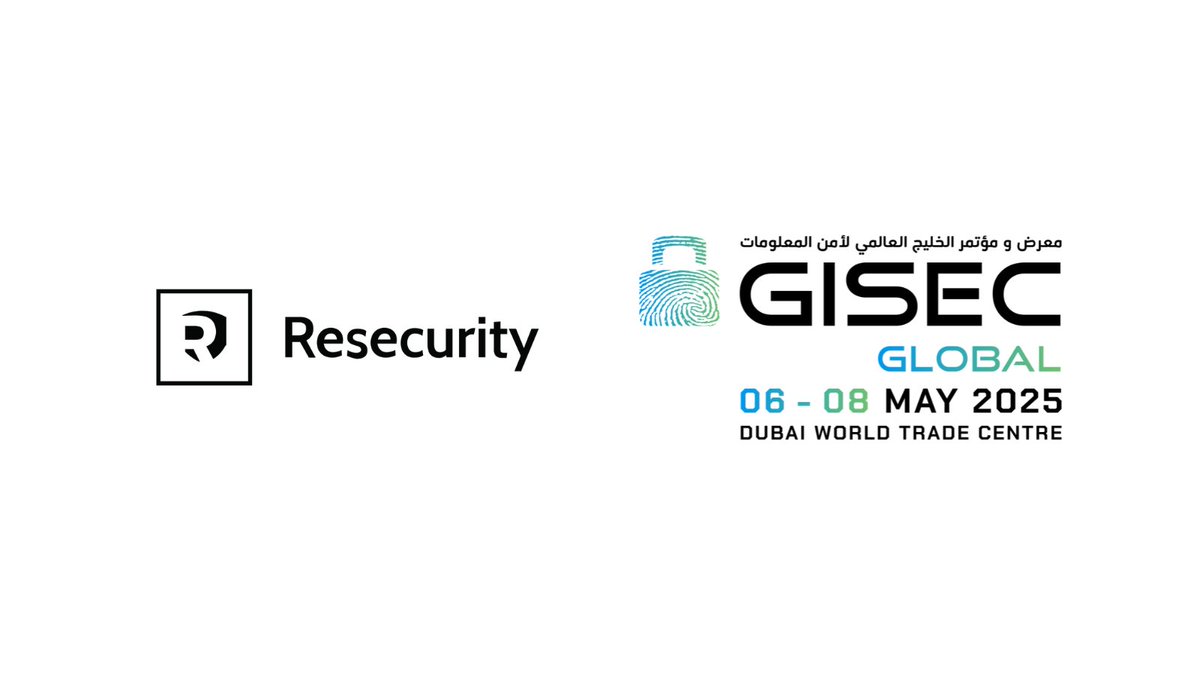 Resecurity, is pleased to announce its participation in <a href="/GISECGlobal/">GISEC GLOBAL</a>, alongside our partner <a href="/EMTMEA/">emt</a>, a premier value-added distributor and Gold Sponsor of the event. businesswire.com/news/home/2025…