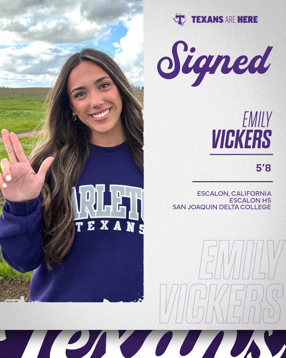 We’ve signed Emily Vickers, an Escalon, California, native who has spent the last two years at San Joaquin Delta College! 💥

Story: tinyurl.com/3dkfae6h
