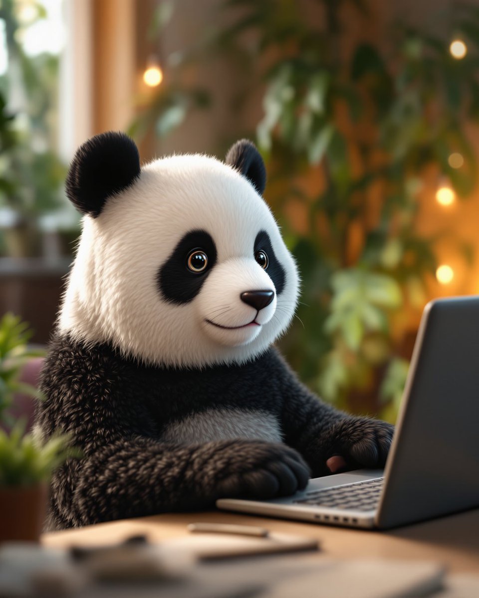 MagicShot_ai's tweet image. When pandas go digital 🐼💻
This AI-generated cuteness was brought to life with magicshot.ai – where imagination meets technology! ✨ 

#AIart #MagicShotAI #PandaVibes #AIGenerated