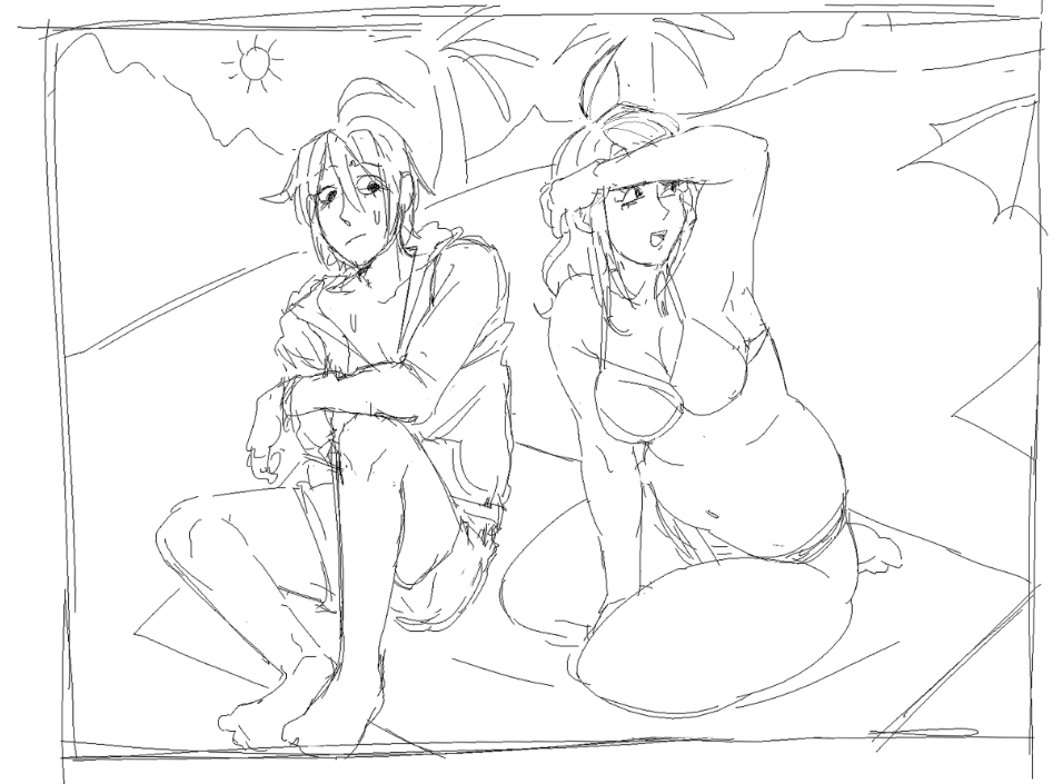 scrumdebat's tweet image. weather has been terrible lately.. so saimatsu goes to the beach #wip