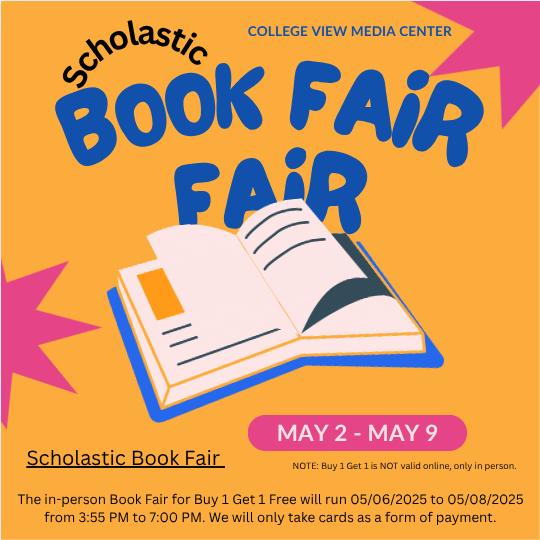 We are so excited to have the Book Fair open!