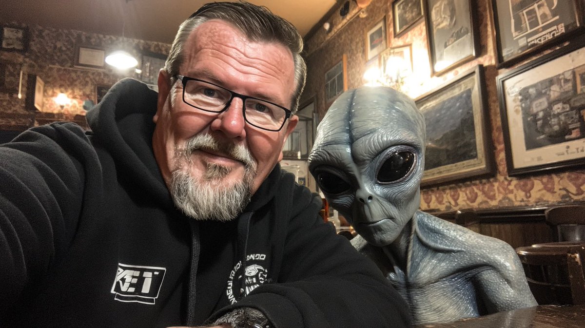 Januschewsky's tweet image. Me and the Grey #midjourneyv7 #omnireference