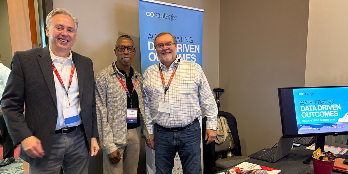costrategix's tweet image. We are proud to sponsor today’s #UCAnalyticsSummit, bringing together some of the brightest minds in data and analytics. Huge kudos to Jeremy Henry & Ryan Derrow for their presentation on Building a Performance Data Ecosystem for Marketing Optimization.
#AI #MarketingOptimization