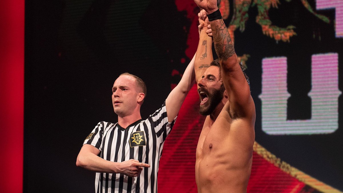 NXT UK Legacy (@nxtuk_legacy) on Twitter photo May 6, 2021:
At BT Sport Studios, <a href="/KennyWilliamsUK/">Kenny Williams</a> defeated <a href="/iamamirjordan/">Amir Jordan عامر جورڈن</a> in a No Disqualification Loser Leaves #NXTUK Match.
📸 WWe May 6, 2021:
At BT Sport Studios, <a href="/KennyWilliamsUK/">Kenny Williams</a> defeated <a href="/iamamirjordan/">Amir Jordan عامر جورڈن</a> in a No Disqualification Loser Leaves #NXTUK Match.
📸 WWe