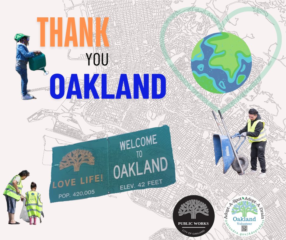 🌍Oakland showed up for Earth Day! 💚Thank you again to all the dedicated volunteers who rolled up their sleeves to make a difference for The Town. Check out what we accomplished together!  #OaklandEarthDay