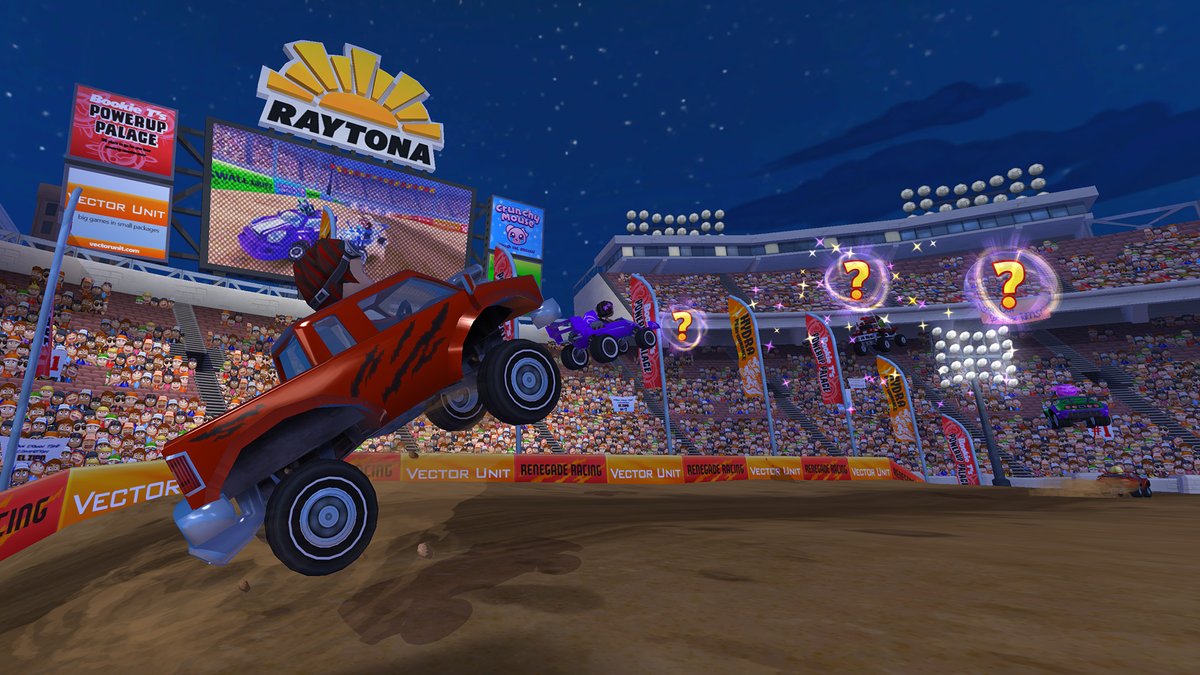 vectorunit's tweet image. If you could only race one track for the rest of the week, which would you choose and why? (The correct answer is Raytona)