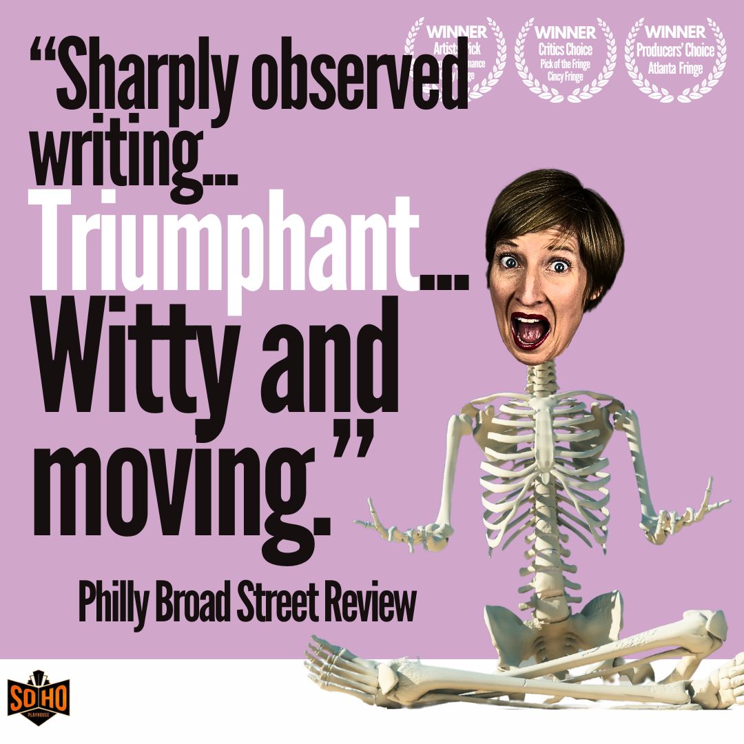 💔🎭 Now Playing at SoHo Playhouse!
 Heart Ripped Out Twice And So Can You! is the absurd, hilarious, and oddly inspiring show you didn’t know you needed — but you only have until May 3 to catch it!
Part timeshare pitch, part existential meltdown, this (mostly) comedy about pain