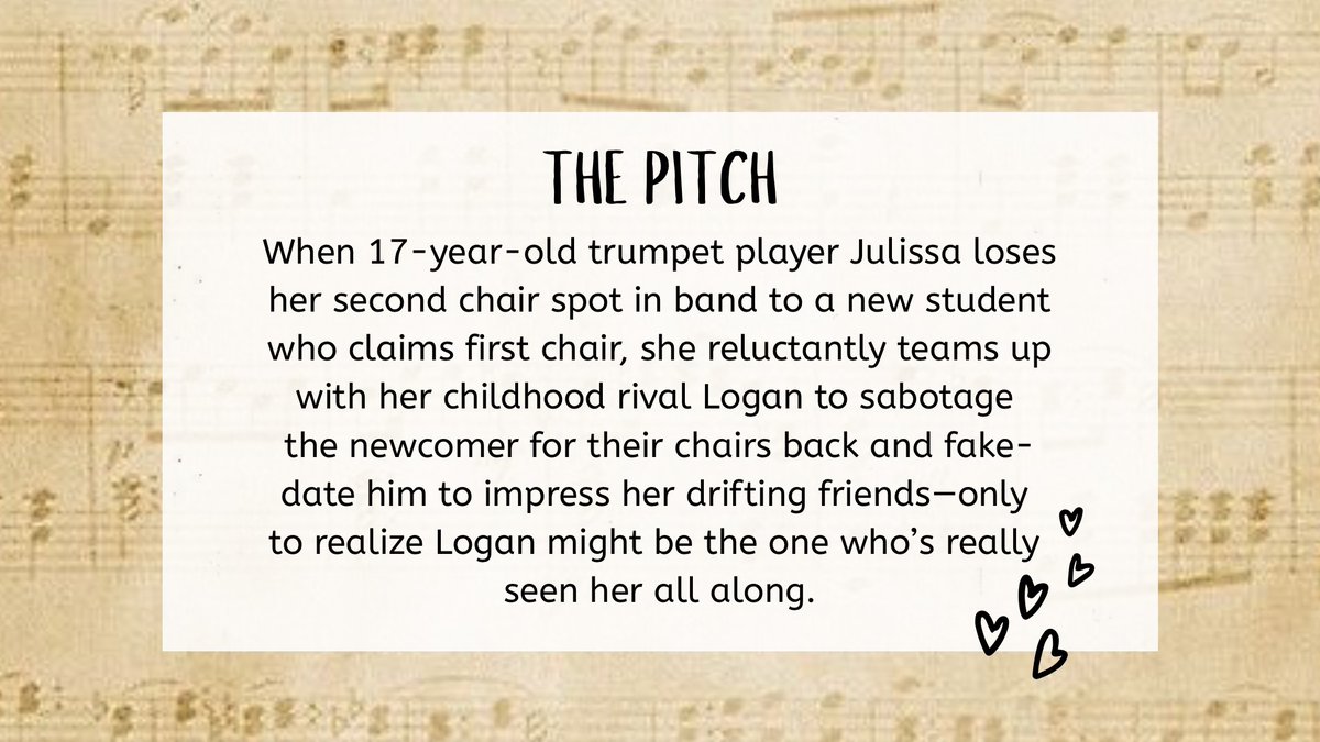 averyt_214's tweet image. #questpit, welcome to an #editorsguide to WELL PLAYED!

this rivals-to-lovers #YA romance about high school trumpet players will be on sub SOON, so #editors, please reach out if you’re interested! 💛

#AG #R