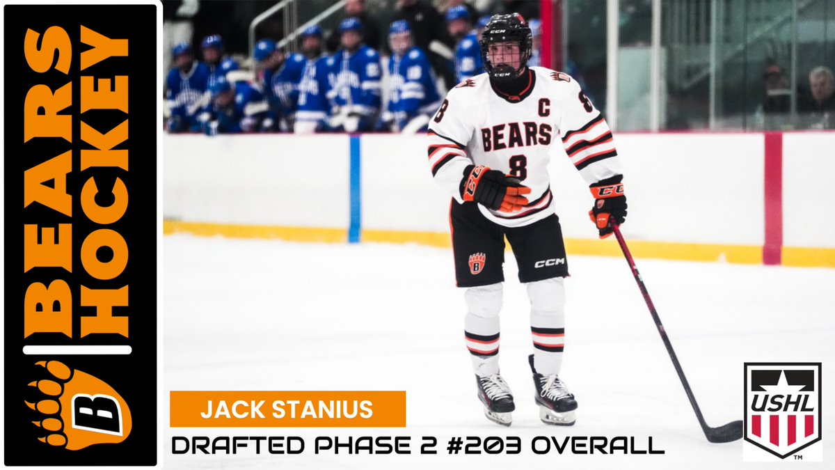 Congratulations Jack Stanius! #BearsHockey