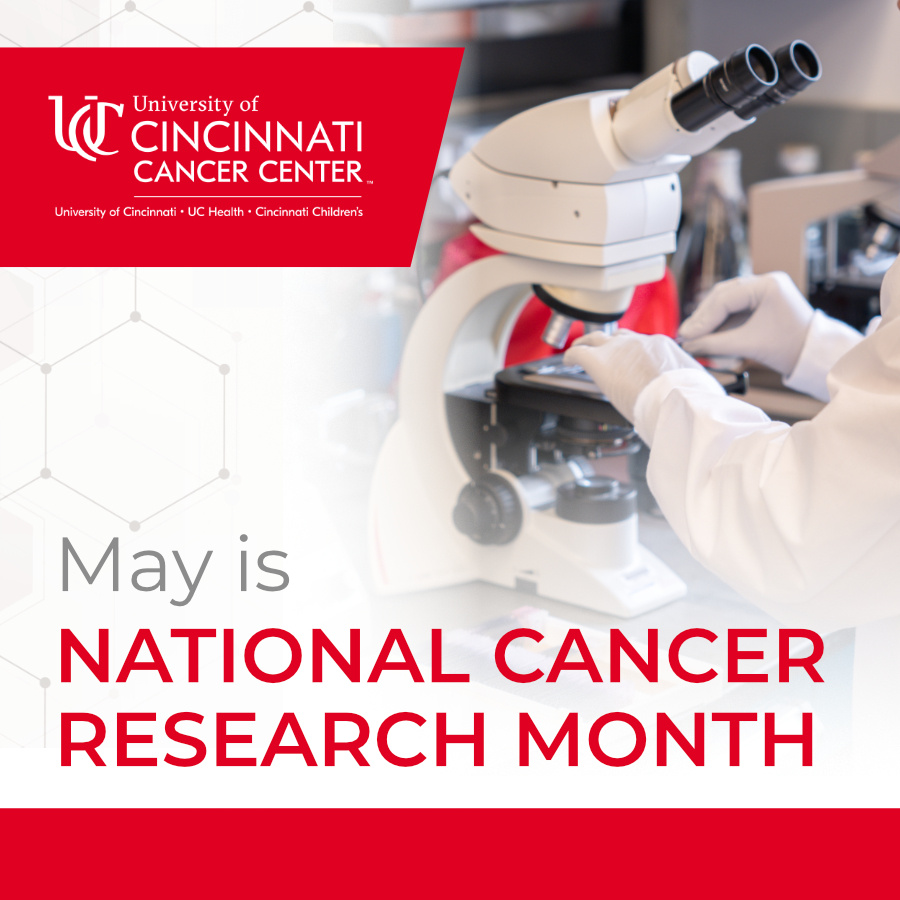 May is National Cancer Research Month.

We’re united by one mission: to advance lifesaving cancer research. This work gives hope to millions of people around the world living with, through, and beyond cancer.

#NationalCancerResearchMonth #CancerResearch