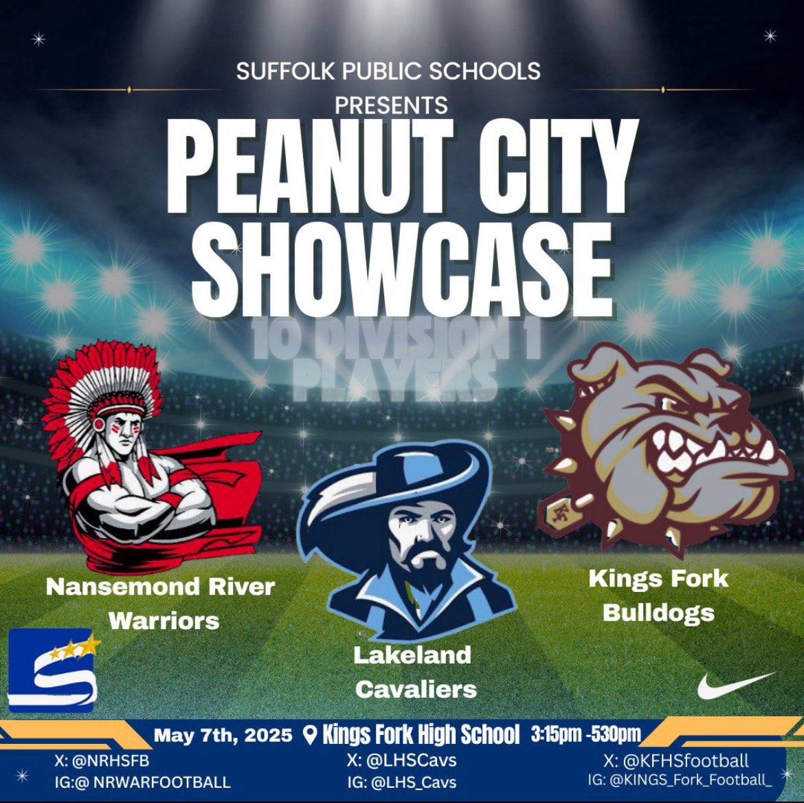 Joey (Jojo) Applewhite Jr. (@joey_applewhite) on Twitter photo Come check us out Tomorrow! <a href="/KFHSfootball/">Kings Fork Football</a> 3:15pm. <a href="/CoachJOFFRION/">Coach Joffrion</a> <a href="/CoachSteveDBU/">Stephen Evans</a> <a href="/Noryaya__/">Aaron Bullock</a> Come check us out Tomorrow! <a href="/KFHSfootball/">Kings Fork Football</a> 3:15pm. <a href="/CoachJOFFRION/">Coach Joffrion</a> <a href="/CoachSteveDBU/">Stephen Evans</a> <a href="/Noryaya__/">Aaron Bullock</a>