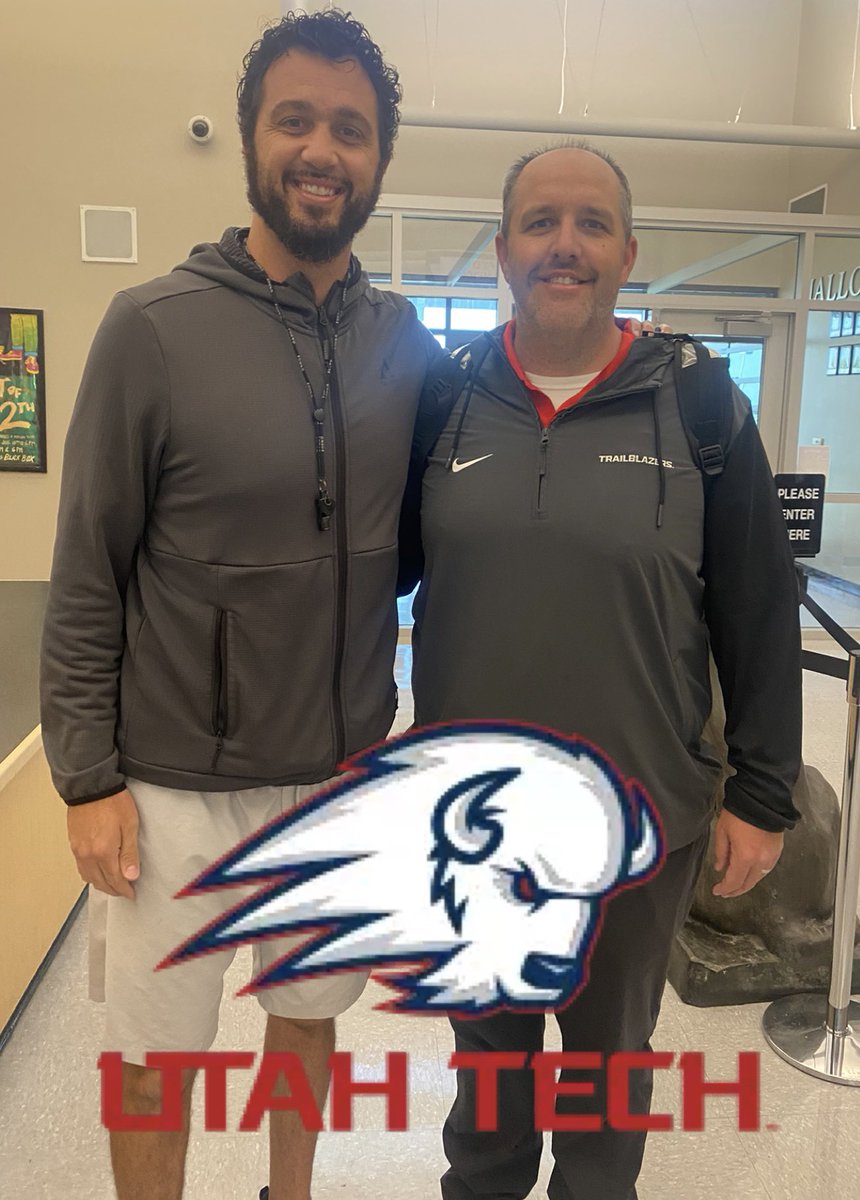 CoachHagan87's tweet image. Big shout out to @BenR4033 and @UtahTech_Fball for coming to Eastside High today! Coaches come and check out future star (6’3 220lb) H-Back/TE Sior Gilkey! @S_lgs2k @ACUFootball @TarletonFB @SUUFB_ @GovsFB @UNAFootball @UWGFootball @UCAAthletics @UCDfootball
