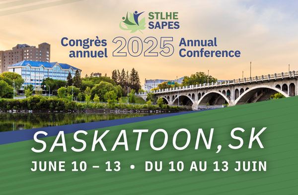 Join us in Saskatoon, SK.  Early-bird registration and some special hotel blocks close on May 9th - that's this Friday! stlhe.ca/conferences/20….