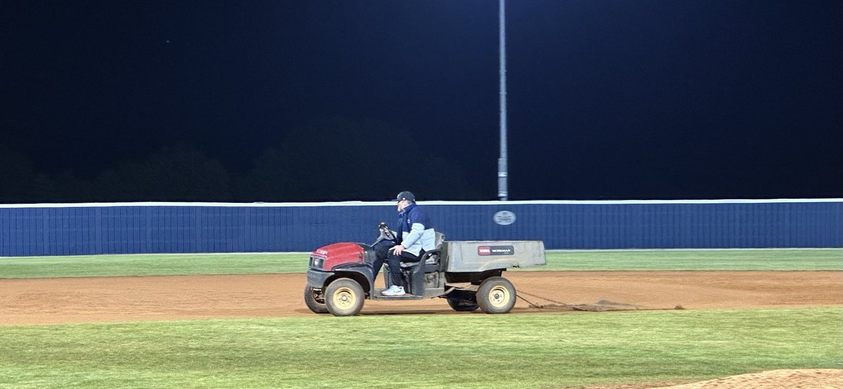 JBoynton21's tweet photo. We go way back… coached many baseball games with this guy! Appreciate his friendship and mentorship along the way! While the coaches and players were celebrating the win last night he jumps on the toro and starts dragging the field! NBL for my man ⁦@BenDownsACMAVS⁩ https://t.co/T7V6D1j0cy