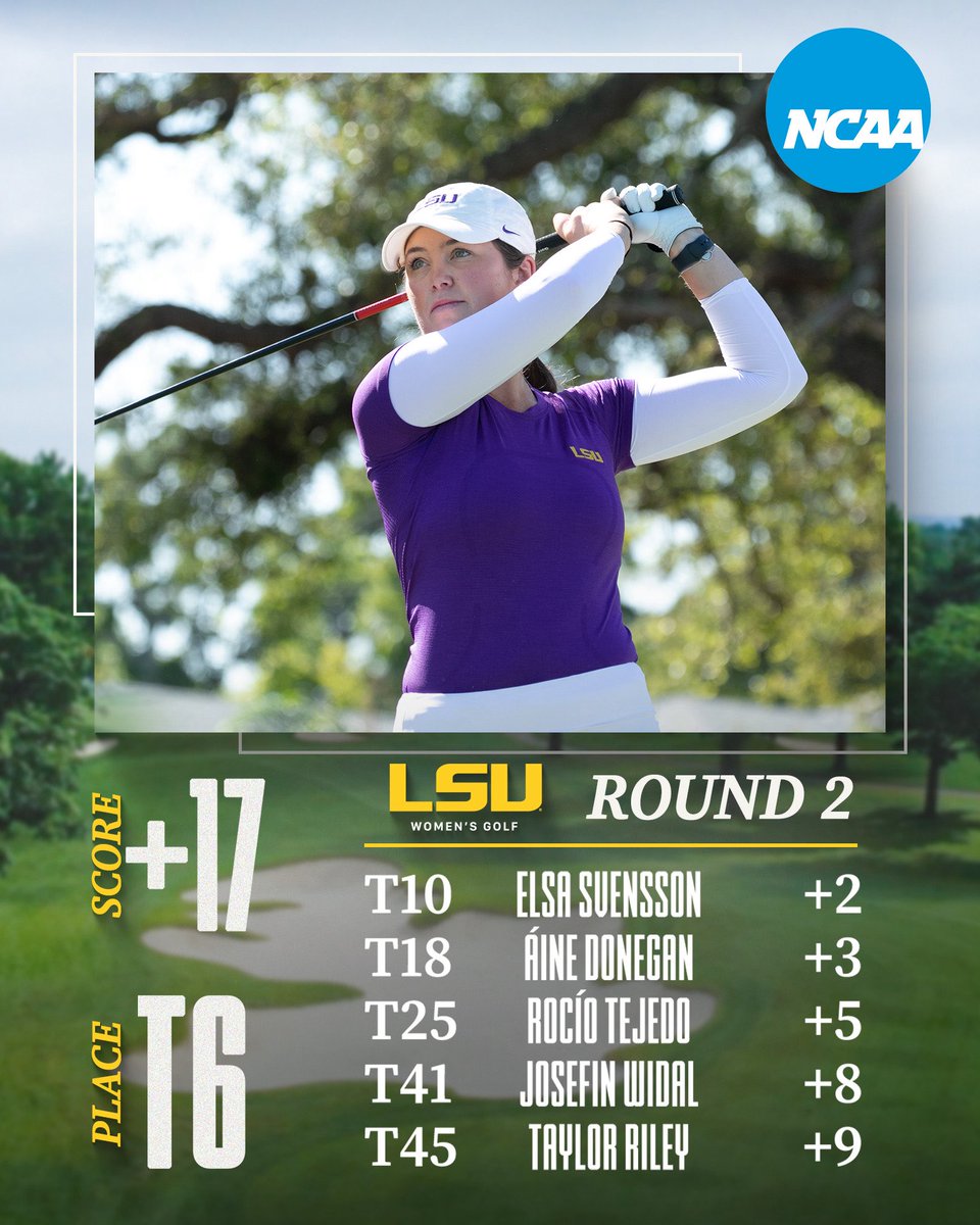Day Two in Columbus ✅

The Tigers take on the final round of the NCAA Regional, tied for 6th at +17.