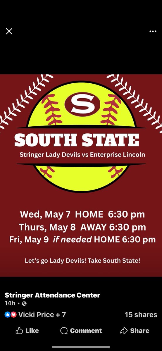 Come support the Lady Red Devils this week!!! 🥎🥎 #seniorszn #notfinishedyet #roadtotheburg