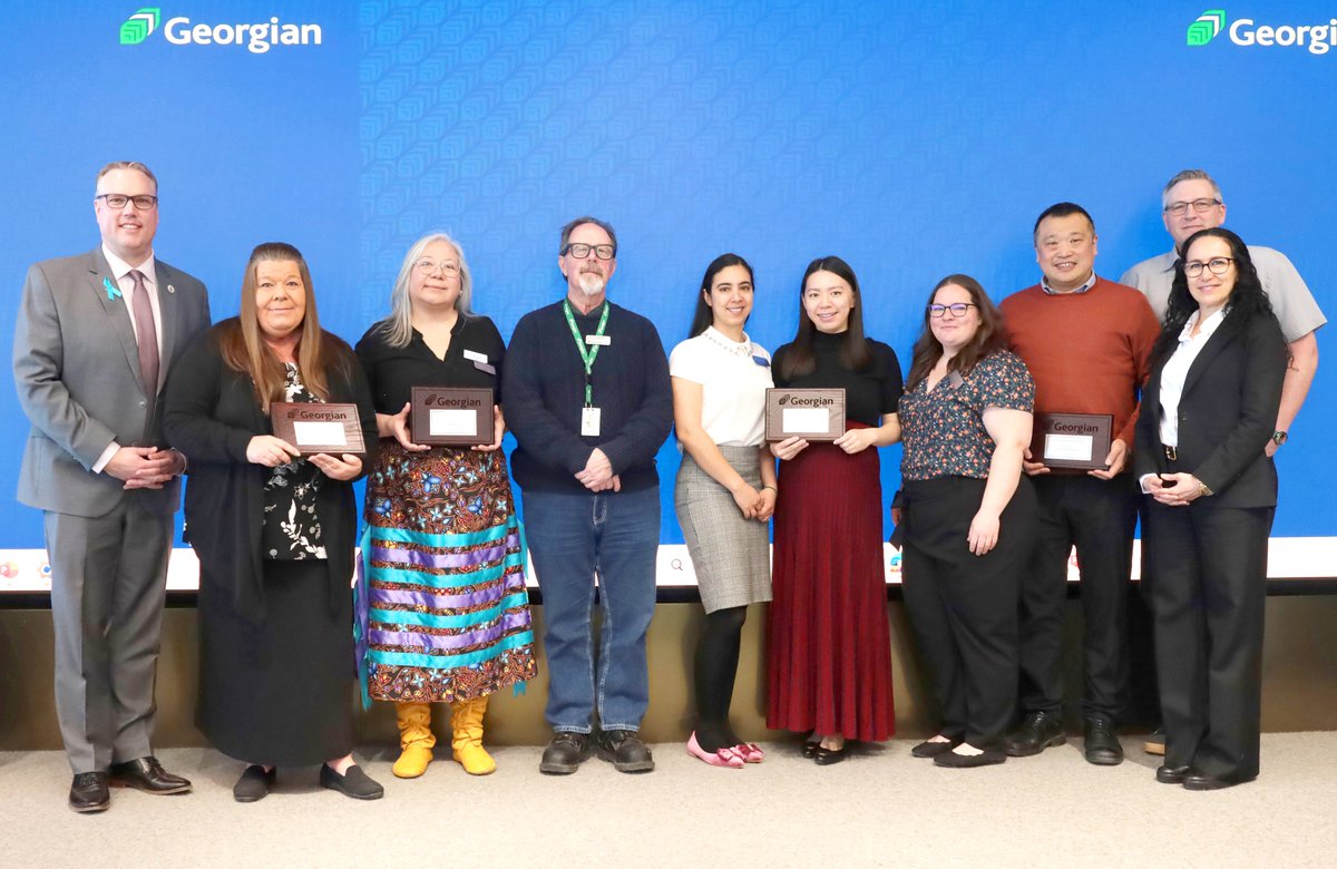 Congratulations to the winners of Georgian College Teaching Excellence Awards 2025!

Team Award: Ashley Priest, Tiffany Yao and Karina Mejia

Karen Dowan

David Liu

Tim Quick

Team Award: Michele O'Brien and Rob Theriault