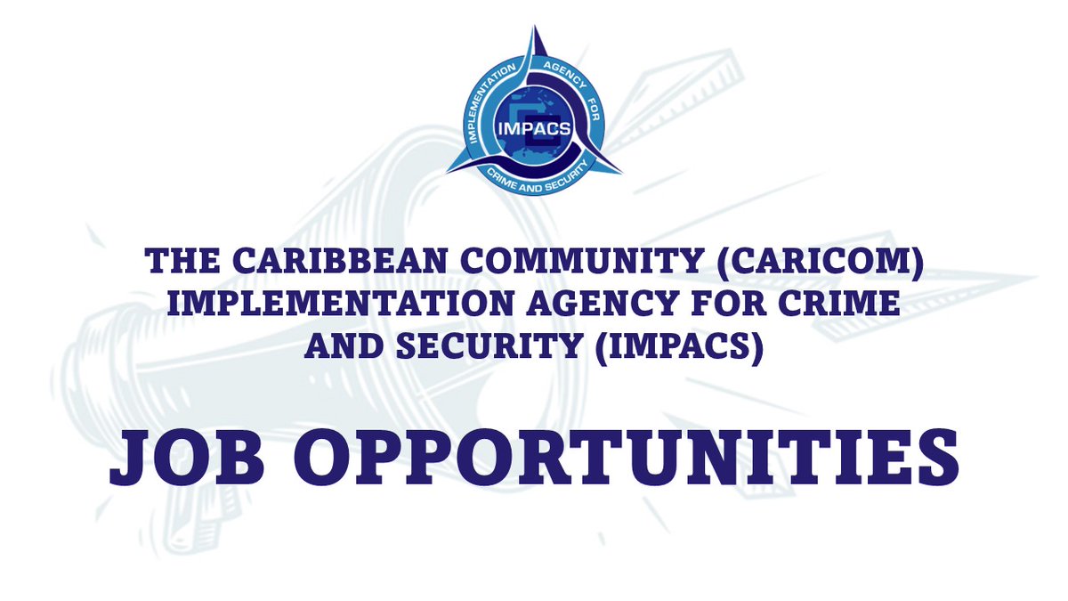 JOB OPPORTUNITY!

@cimpacs is seeking to fill a vacancy at its #JRCC sub-agency in Barbados.

APPLICATION DEVELOPER  

OPEN TO ALL SUITABLY QUALIFIED CARICOM NATIONALS.

Details: rb.gy/hkaxv2
Deadline: Friday, 6 June 2025

Online applications are strongly encouraged.