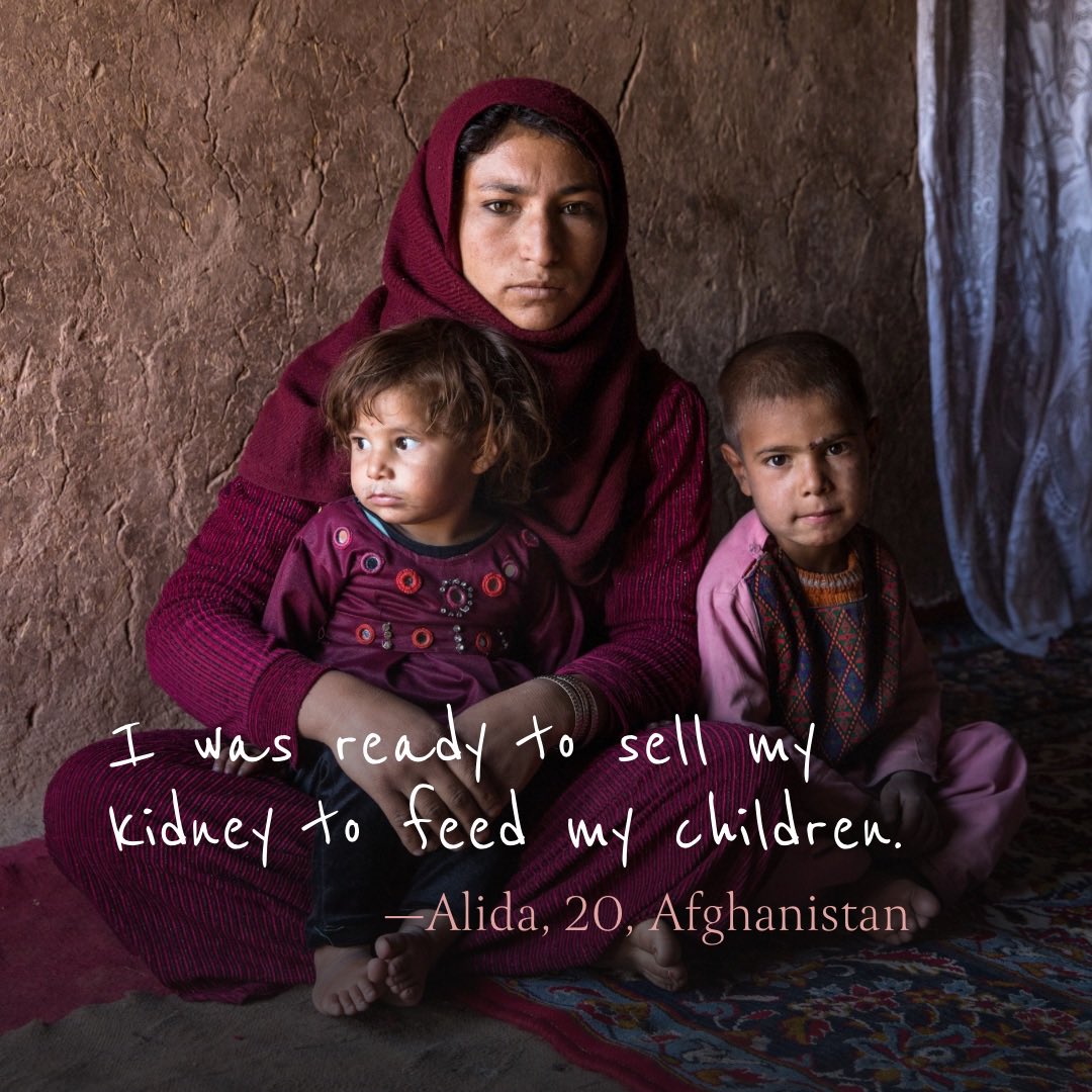 Sara | سارا (@sara98ahr) on Twitter photo Alida is 20 years old. She lives in Afghanistan, and she’s the mother of three. When her family ran out of food, her husband offered to sell one of his kidneys. But Alida said no.
“I stay at home. I don’t earn money,” she says. “It should be me.”
<a href="/2young2wed/">Too Young to Wed</a> Alida is 20 years old. She lives in Afghanistan, and she’s the mother of three. When her family ran out of food, her husband offered to sell one of his kidneys. But Alida said no.
“I stay at home. I don’t earn money,” she says. “It should be me.”
<a href="/2young2wed/">Too Young to Wed</a>