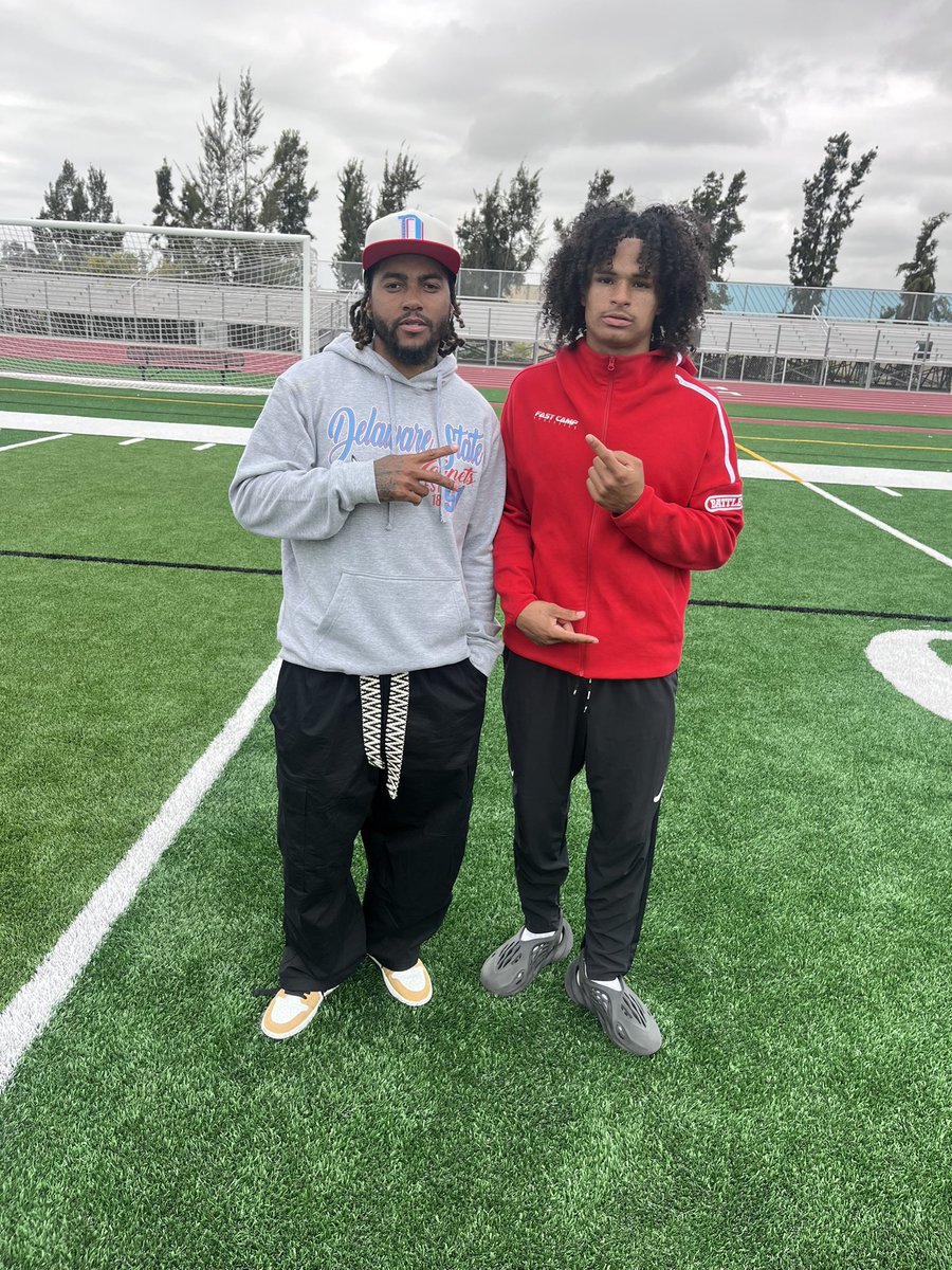 Cammeron “Camm” Purnell (@cammpurnell3) on Twitter photo After a great conversation with <a href="/DeSeanJackson10/">Desean Jackson</a> & <a href="/Coach_Swest/">Sean Weston</a> I am very blessed to have received an offer from Delaware State! #GoHornets
<a href="/THEHIVEFB/">LINCOLN HORNETS FOOTBALL</a> <a href="/JsonCarter/">Jason Carter</a> <a href="/BrandonHuffman/">Brandon Huffman</a> <a href="/GregBiggins/">Greg Biggins</a> <a href="/ChadSimmons_/">ChadSimmons</a> <a href="/BlairAngulo/">Blair Angulo</a> After a great conversation with <a href="/DeSeanJackson10/">Desean Jackson</a> & <a href="/Coach_Swest/">Sean Weston</a> I am very blessed to have received an offer from Delaware State! #GoHornets
<a href="/THEHIVEFB/">LINCOLN HORNETS FOOTBALL</a> <a href="/JsonCarter/">Jason Carter</a> <a href="/BrandonHuffman/">Brandon Huffman</a> <a href="/GregBiggins/">Greg Biggins</a> <a href="/ChadSimmons_/">ChadSimmons</a> <a href="/BlairAngulo/">Blair Angulo</a>