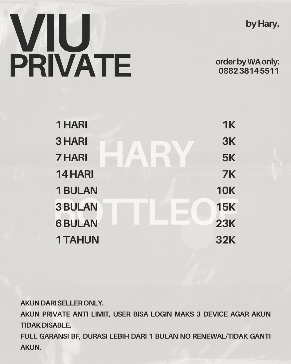 testi #punyahary, fast rep by wa tweet media