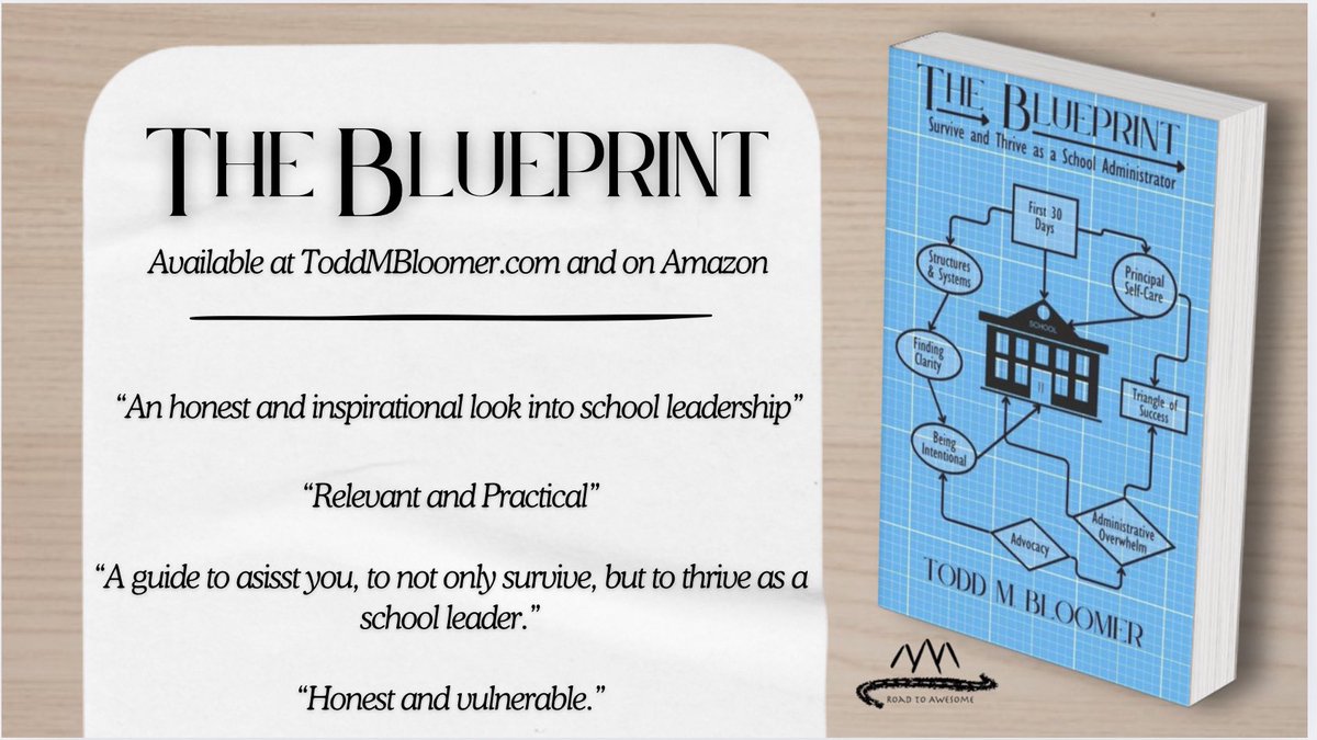 Are you ready to start planning for success in the coming school year? Are you a new principal who needs a guidebook to start strong? I have to recommend The Blueprint, by Todd Bloomer <a href="/bloomer_sa/">Todd Bloomer</a> 

This is a resource that you’ll use again and again!