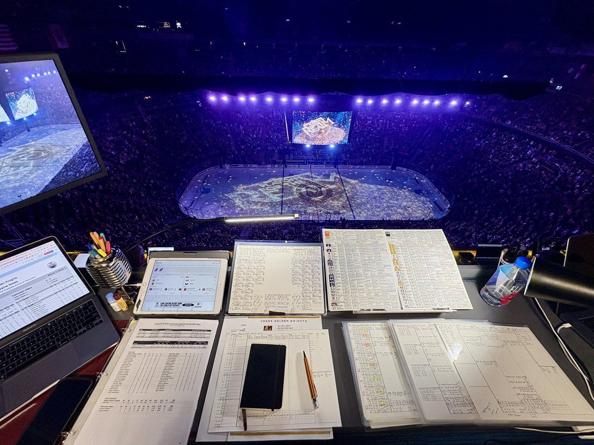 Dan D'Uva (@dan_duva) on Twitter photo Second Round, Game 1 from Vegas.
When the Knights and Oilers met in 2023, Draisaitl scored four in the opener here, but Vegas won 6โ4.
Hill vs. Pickard.
Join <a href="/garylawless/">gary lawless</a> and me on <a href="/FoxSportsLV/">FOX Sports Las Vegas</a> 98.9 FM / 1340 AM and <a href="/tunein/">TuneIn</a>, tun.in/sesde ๐ป Second Round, Game 1 from Vegas.
When the Knights and Oilers met in 2023, Draisaitl scored four in the opener here, but Vegas won 6โ4.
Hill vs. Pickard.
Join <a href="/garylawless/">gary lawless</a> and me on <a href="/FoxSportsLV/">FOX Sports Las Vegas</a> 98.9 FM / 1340 AM and <a href="/tunein/">TuneIn</a>, tun.in/sesde ๐ป