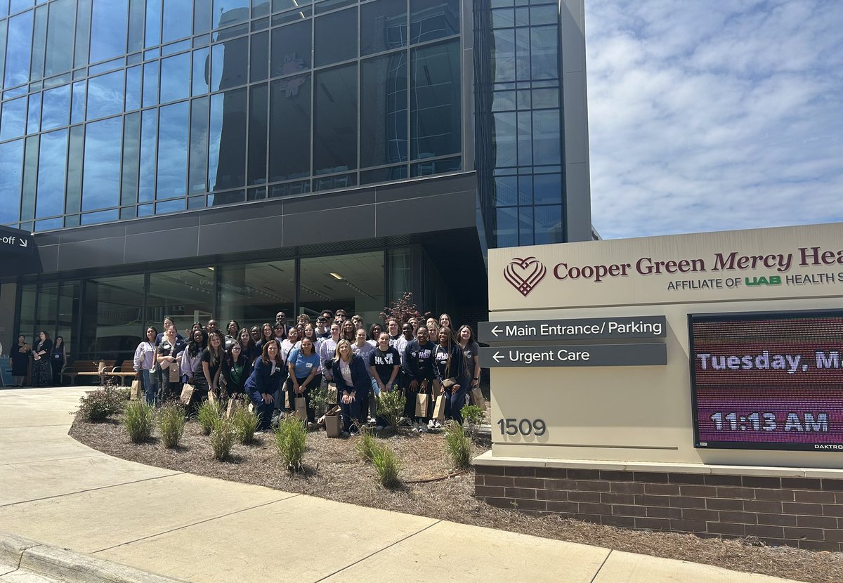 OnecentFord's tweet image. Health Science students from @HueytownHigh toured UAB/Cooper Green Mercy Health Services today in preparation for job shadowing &amp;amp; internships for next school year. @JEFCOCareerTech @JEFCOED