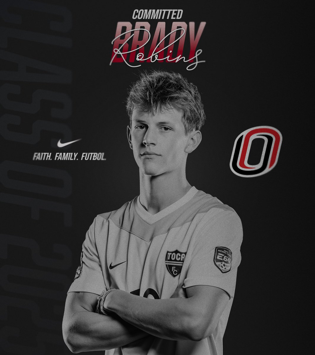 College Soccer Commitment Series
Second: Brady Robins

Brady will be joining D1 Omaha Nebraska Men’s Soccer team in the fall! 

Wishing you all the best, Brady—we’re proud of you!
•••
#tocafc #faithfamilyfutbol