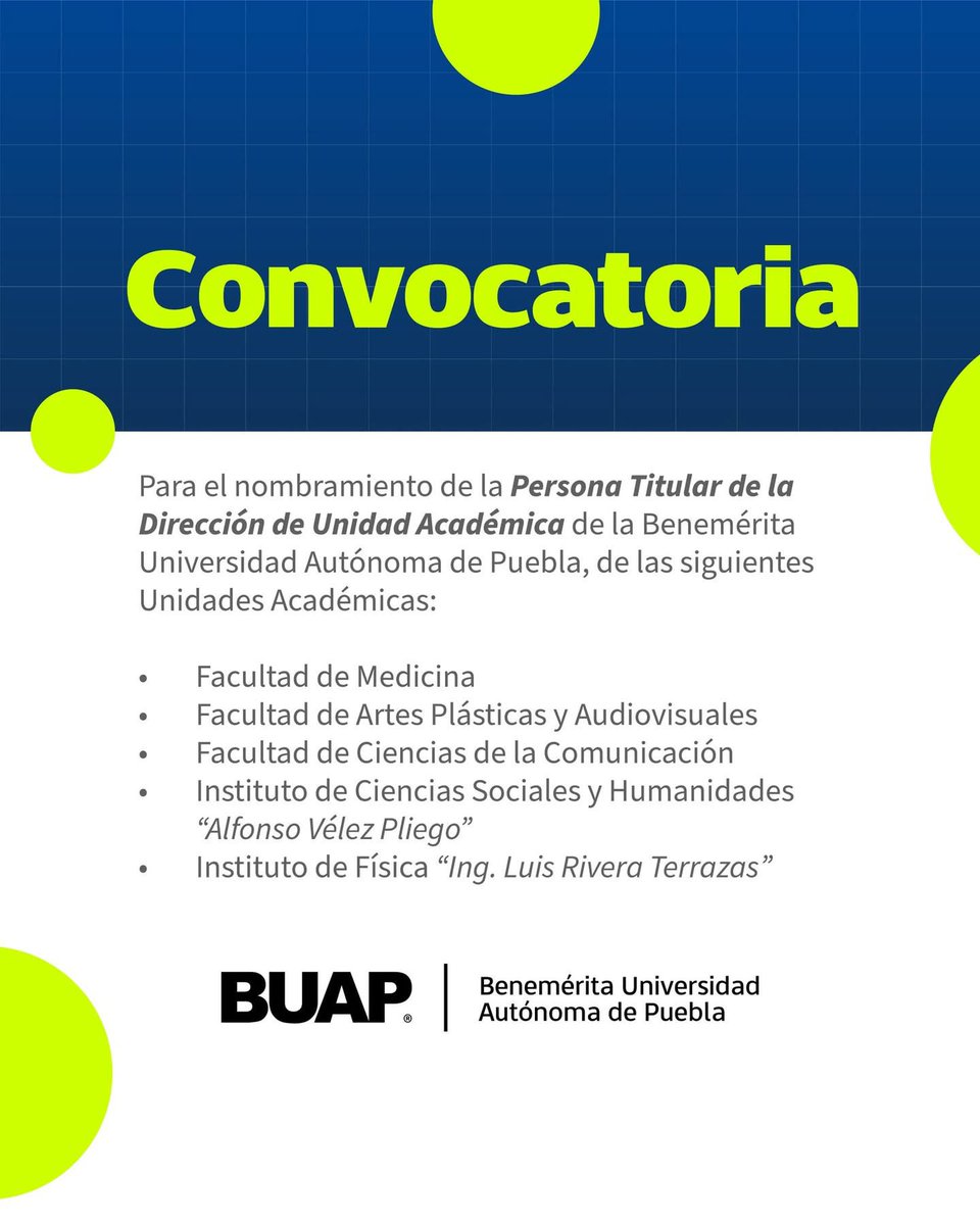 Facultad Comunicación BUAP tweet media