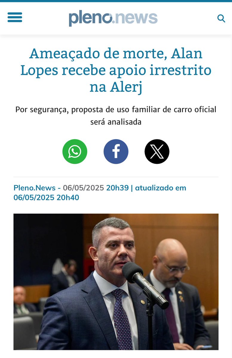 Jamais serei covarde ou me intimidarei com as máfias do Rio de Janeiro. O Povo que me elegeu pode ter a certeza que continuarei firme no combate a corrupção até o fim. Só em 2023 foram mais R$ 2,3 BILHÕES que impedi que fosse para o bolso corruptos! Obrigado pelo apoio de todos!