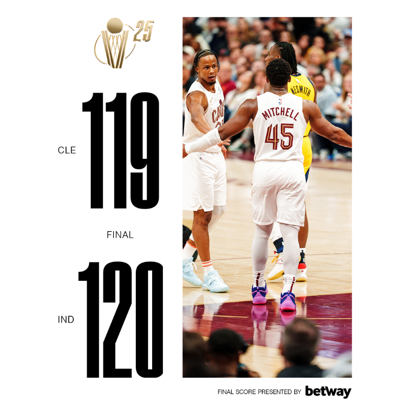 cavs's tweet photo. final.

@betwayusa | #LetEmKnow