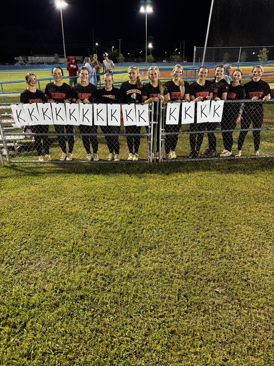 In case you missed it….Kendi had 14 strikeouts tonight and 11 last night!!!!