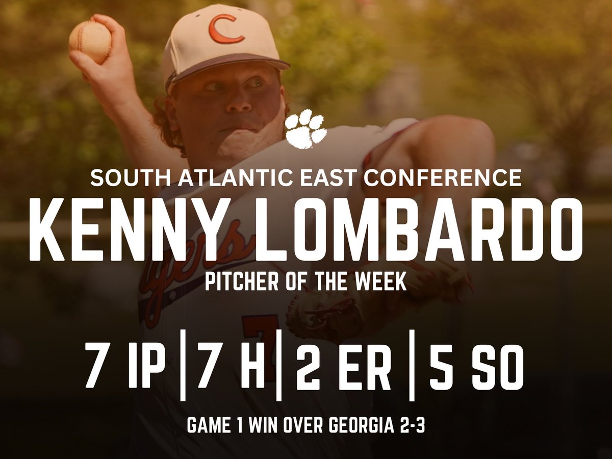 Congrats to Reece Purcell and Kenny Lombardo on winning player of the week honors for the week of 4/21. Reece was a pivotal part in the team’s offense this past weekend, batting .444. Kenny gave up only 7 hits and threw 5 strikeouts to give the Tigers the win.
—
<a href="/The_NCBA/">ken</a>