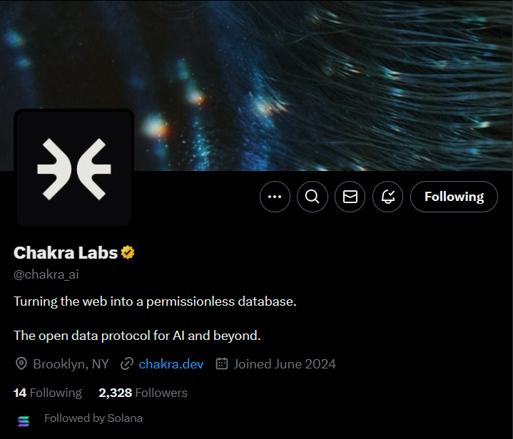 waferred's tweet image. 🚨NEW DEPIN ALPHA!!!🚨
Stay position, folks! Get around $2k for Free!
With less than 3k X Followers, you know you&apos;re early with @chakra_ai !
Chakra see the Web as Database - they capture public web traffic from their data scouts. This public traffic allows them to build datasets…
