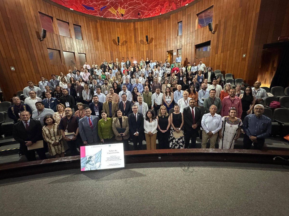 Participamos en el Taller Nacional de Capacitación de la <a href="/PAgraria/">Procuraduría Agraria</a> que busca priorizar el trabajo en territorio.

La dependencia se transforma con un enfoque de rescate, defensa y revalorización de la propiedad social de la tierra.