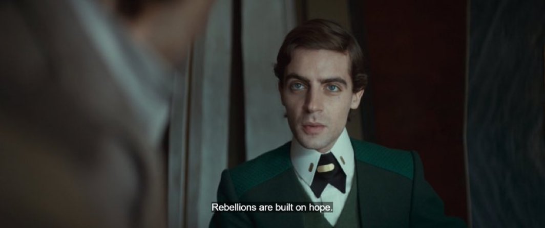 grandpablo's tweet photo. "REBELLIONS ARE BUILT ON HOPE" #Andor #RogueOne https://t.co/p8if9ABMH0