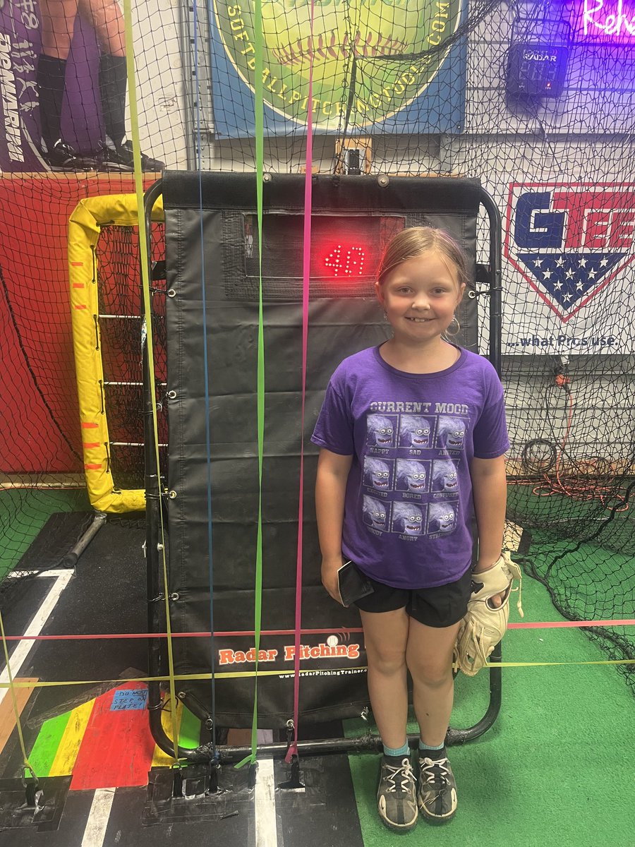 Rita Lynn Gilman (@ritalynngilman) on Twitter photo Congrats to our 2nd Grade Speed Club Leader Maddox Brown who increased her personal best from 37 MPH to 40 MPH! 🔥
Maddox trains with <a href="/SophiaP2025/">Sophia Peterson</a> who has quickly become a popular instructor for the younger pitchers in our shop! ❤️ Congrats to our 2nd Grade Speed Club Leader Maddox Brown who increased her personal best from 37 MPH to 40 MPH! 🔥
Maddox trains with <a href="/SophiaP2025/">Sophia Peterson</a> who has quickly become a popular instructor for the younger pitchers in our shop! ❤️