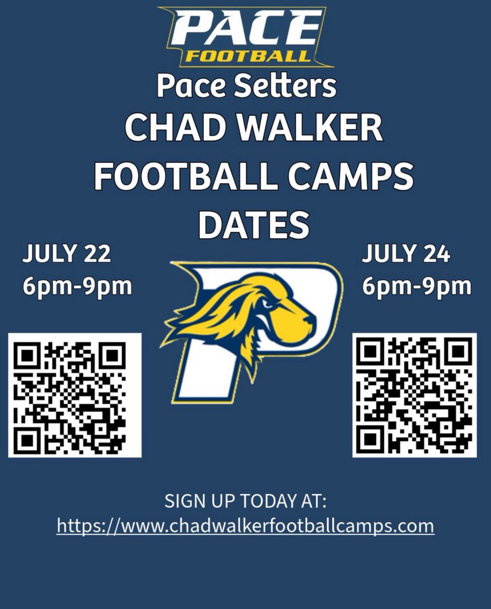 Thank u for the invite!!! <a href="/CoachChadWalker/">Chad Walker</a> <a href="/PaceUFootball/">PaceUFootball</a>