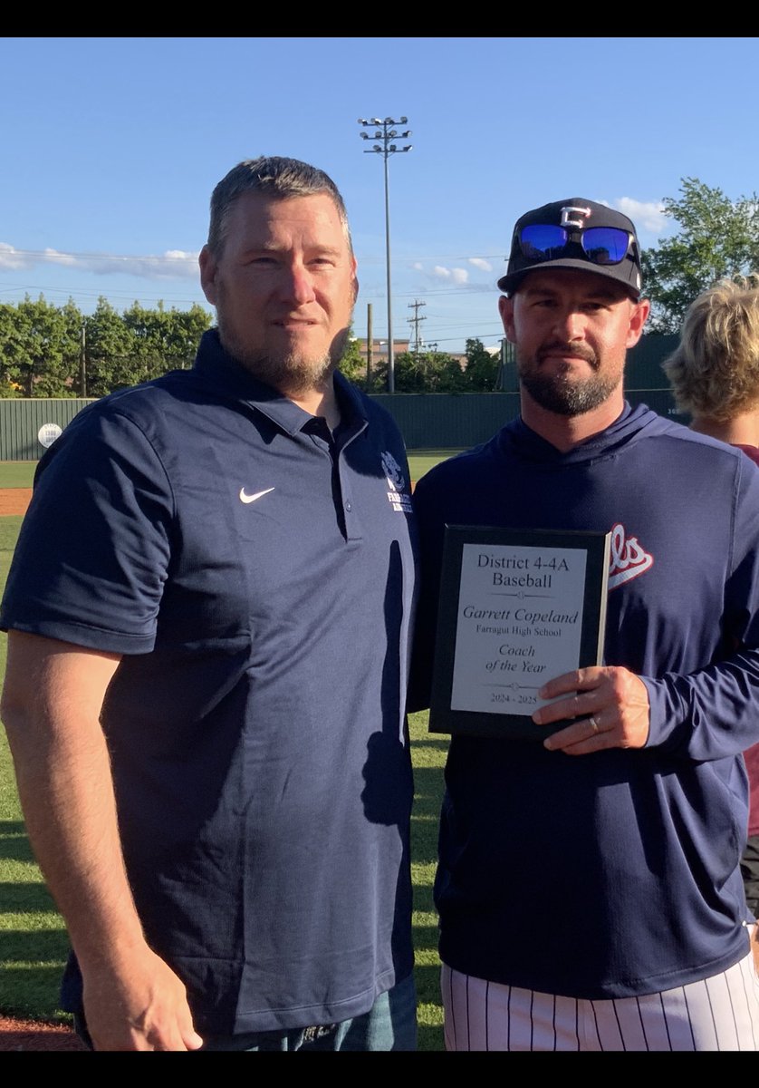 jack tate (@coachtatefhs20) on Twitter photo Congratulations to Farragut Admirals Baseball Head Coach GARRETT COPELAND - 2025 District 4-4A Baseball Coach of the Year ⚾️⚓️
<a href="/AdmiralGameday/">Farragut Baseball</a> <a href="/prepxtra/">PrepXtra</a> <a href="/5StarPreps/">5Star Preps</a> <a href="/West105_WFIV/">Farragut Radio</a> <a href="/farragutpress1/">farragutpress</a> <a href="/GCope42/">Garrett Copeland</a> Congratulations to Farragut Admirals Baseball Head Coach GARRETT COPELAND - 2025 District 4-4A Baseball Coach of the Year ⚾️⚓️
<a href="/AdmiralGameday/">Farragut Baseball</a> <a href="/prepxtra/">PrepXtra</a> <a href="/5StarPreps/">5Star Preps</a> <a href="/West105_WFIV/">Farragut Radio</a> <a href="/farragutpress1/">farragutpress</a> <a href="/GCope42/">Garrett Copeland</a>