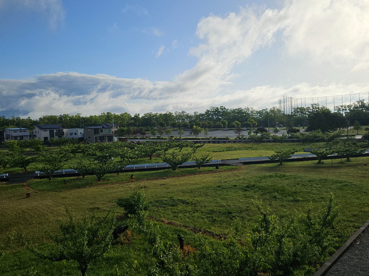 南アルプス市
朝の風景は……

晴れ時々雨予報

ゴールデンウィーク明け、平常が
戻った❗
夜はボランティア研修会

昨日の大谷翔平は9号本塁打❗
今期MLB最速弾、約190km
角度20度の弾丸ライナー❗
現地の人は衝撃‼️🙂

韓国のキム・ヘソンも活躍❗
2安打1打点1盗塁🎶
盗塁数は大谷といい勝負か⁉️