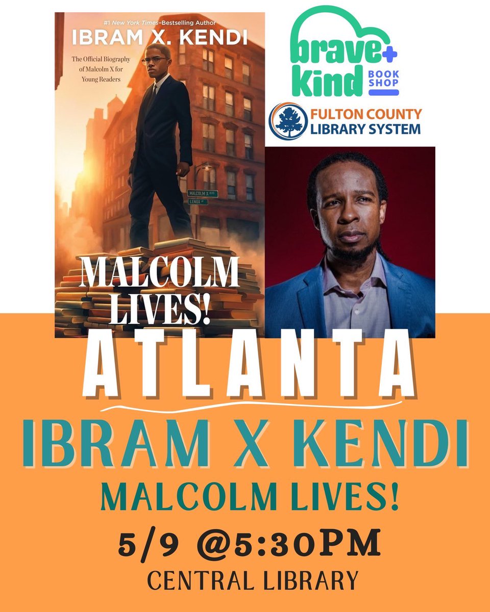 ibramxk's tweet image. ATLANTA ~ PHILLY ~ HARRISBURG, PA. We are coming on Friday and Saturday to kick off the Malcolm Lives! tour. I will see you in a few days. 🙌🏾
#malcolmx #books #malcolmlives #Atlanta #Philaldelphia #Harrisburg
Tour 🎟️: ibramxkendi.com/events
