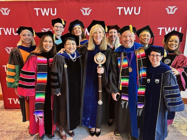 Phenomenal leadership team this past Sunday at the Houston TWU commencement.