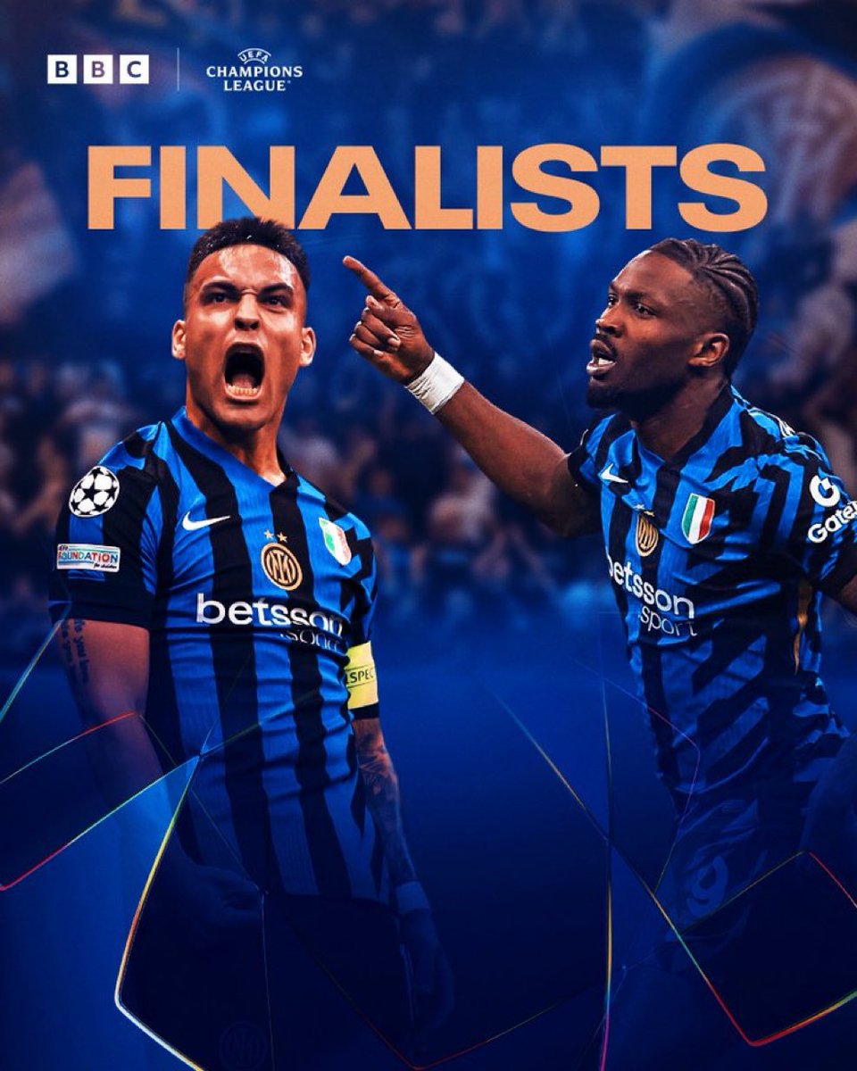 Inter de Milán está en la final de la Champions League de Múnich.