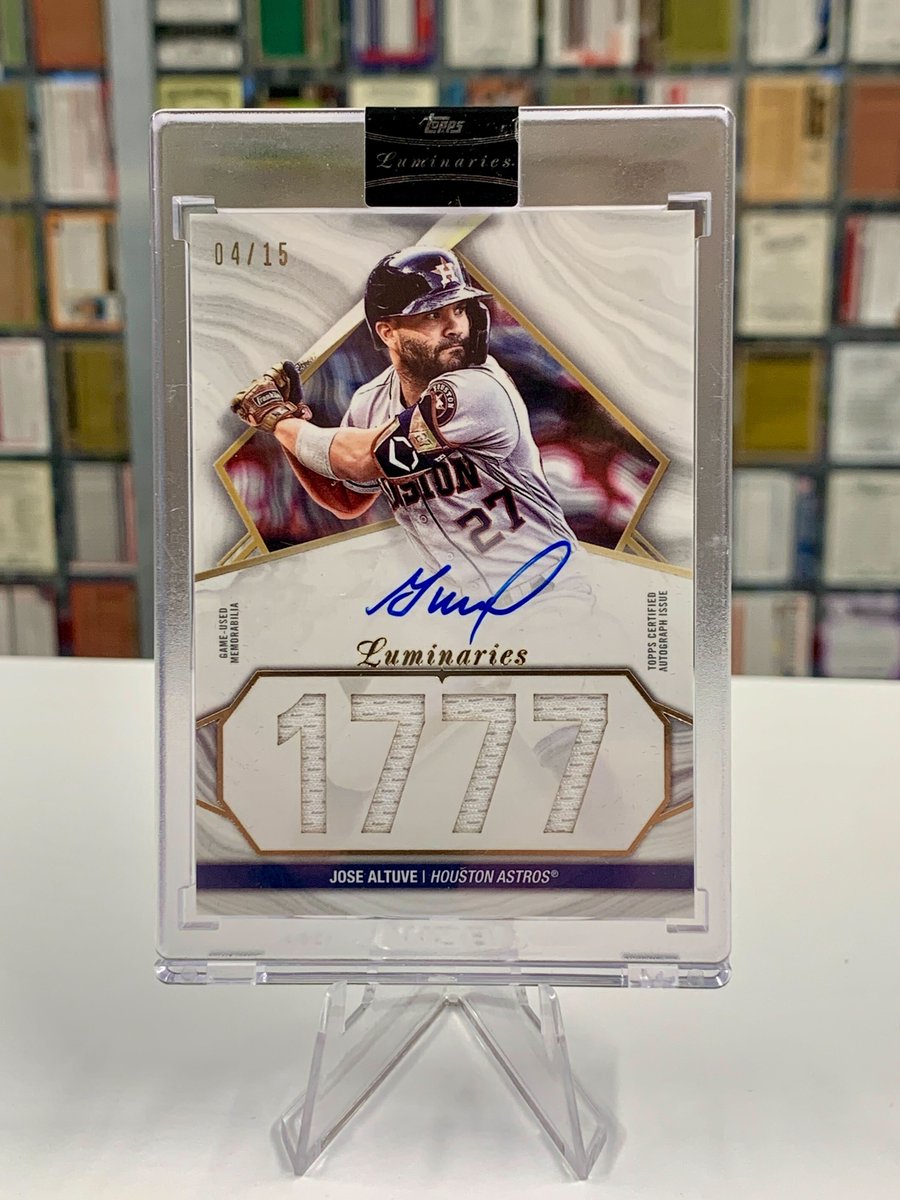 Happy 35th birthday to Jose Altuve!

Repost and like for a chance to win this autographed relic card.