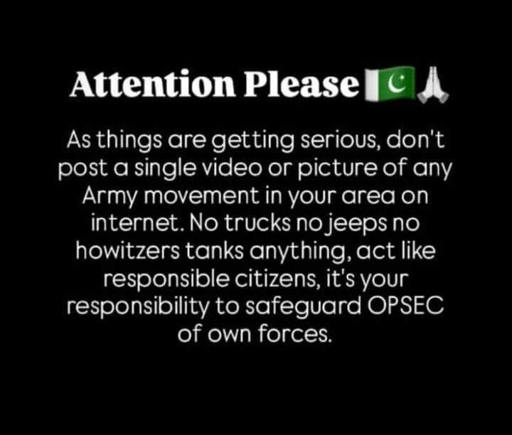 inspirdanalyst's tweet photo. Don't chase clout, be vigilant.

#IndiaPakistanWar https://t.co/Ne0Q3VPX3W