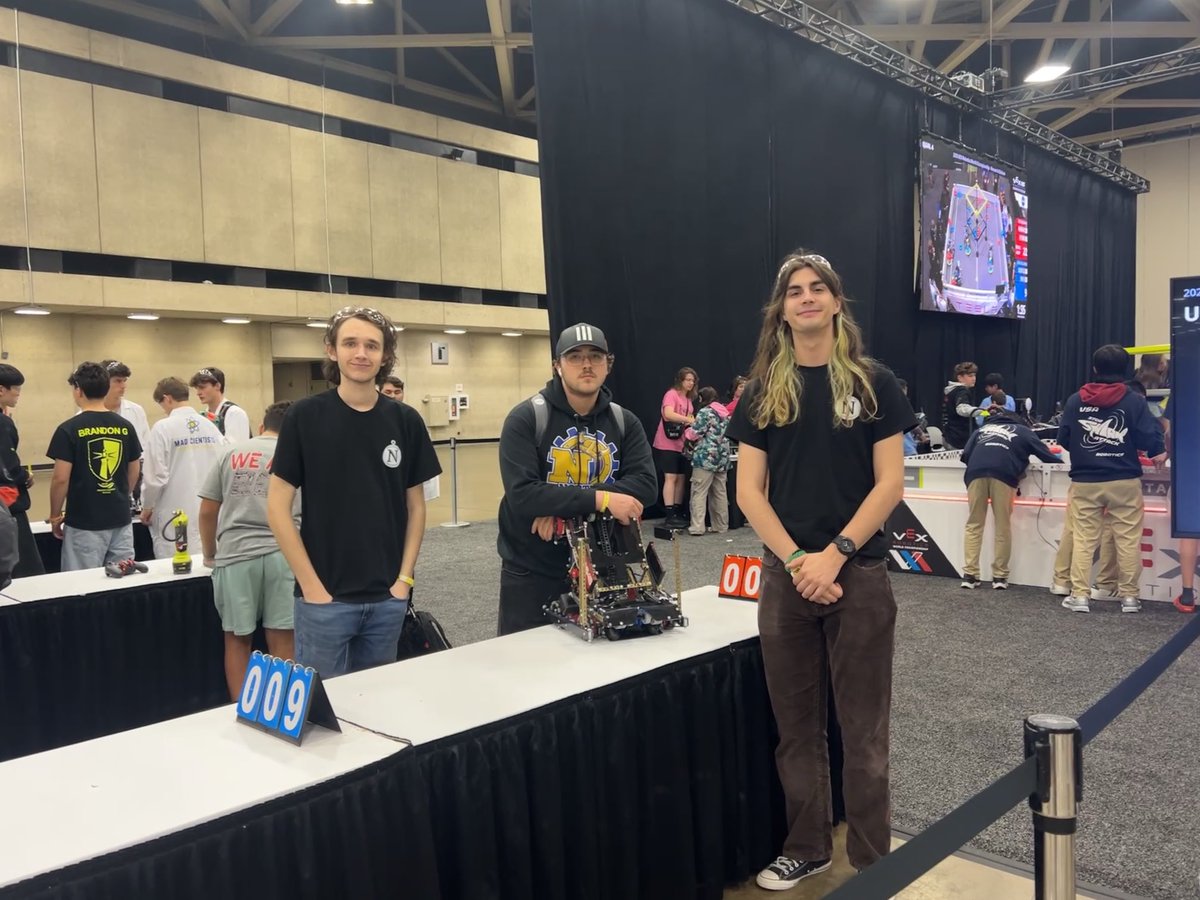 1064 Robotics (@ops_northrobot) on Twitter photo <a href="/OPS_NorthHigh/">North High School</a> Robotics Team 1064B Queuing for their first match @2025 Vex Robotics World Championship <a href="/OPS_NorthHigh/">North High School</a> Robotics Team 1064B Queuing for their first match @2025 Vex Robotics World Championship